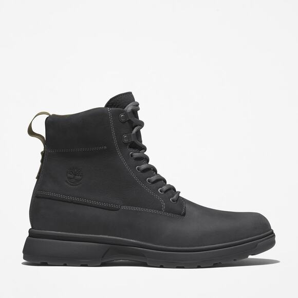 TIMBERLAND MEN\'S 13 ATWELLS AVE ANKLE BOOT JET BLACK NUBUCK NIB main image 8